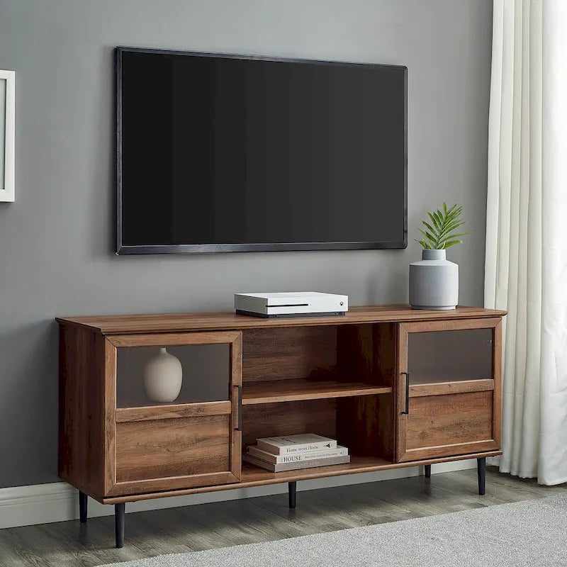 58-inch Split Panel 2-Door TV Stand