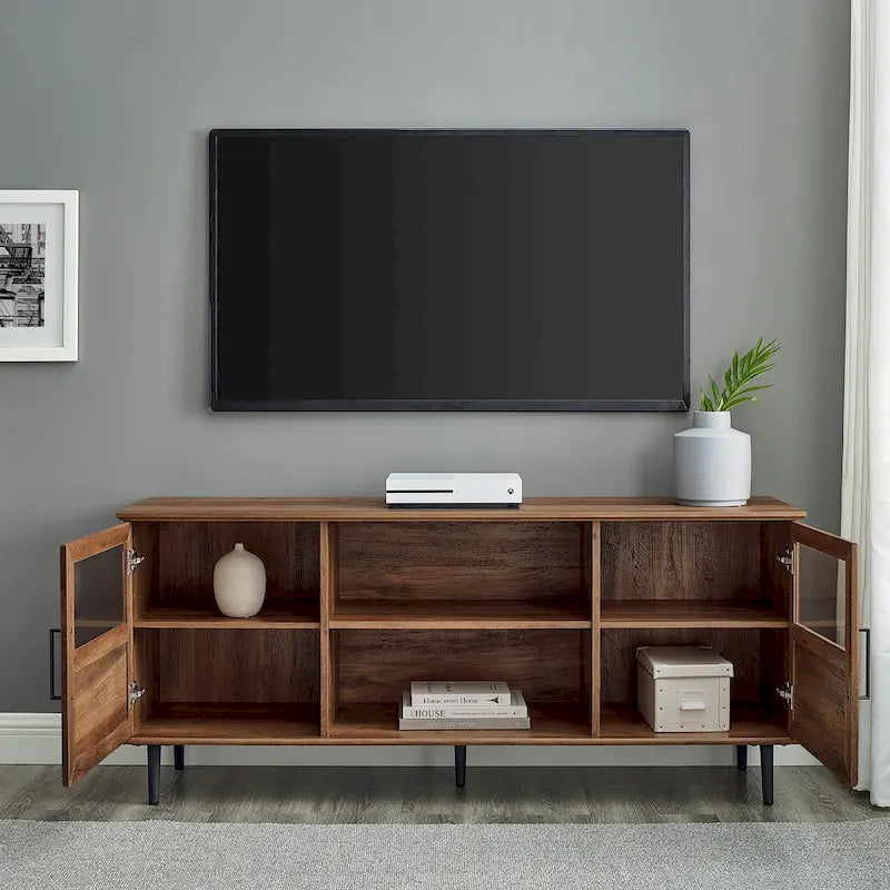 58-inch Split Panel 2-Door TV Stand