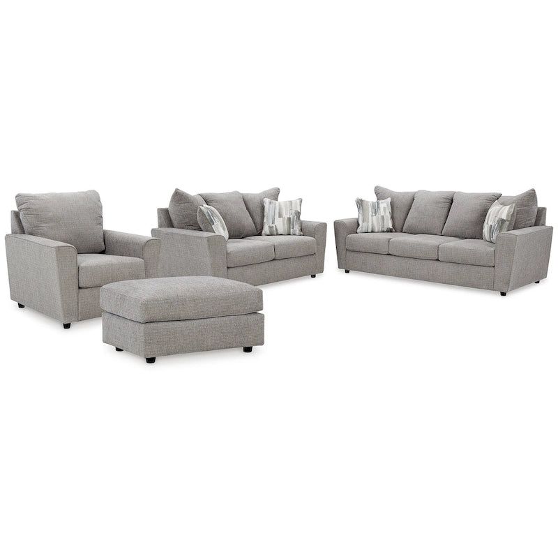 Gray 4-Piece Upholstery Package