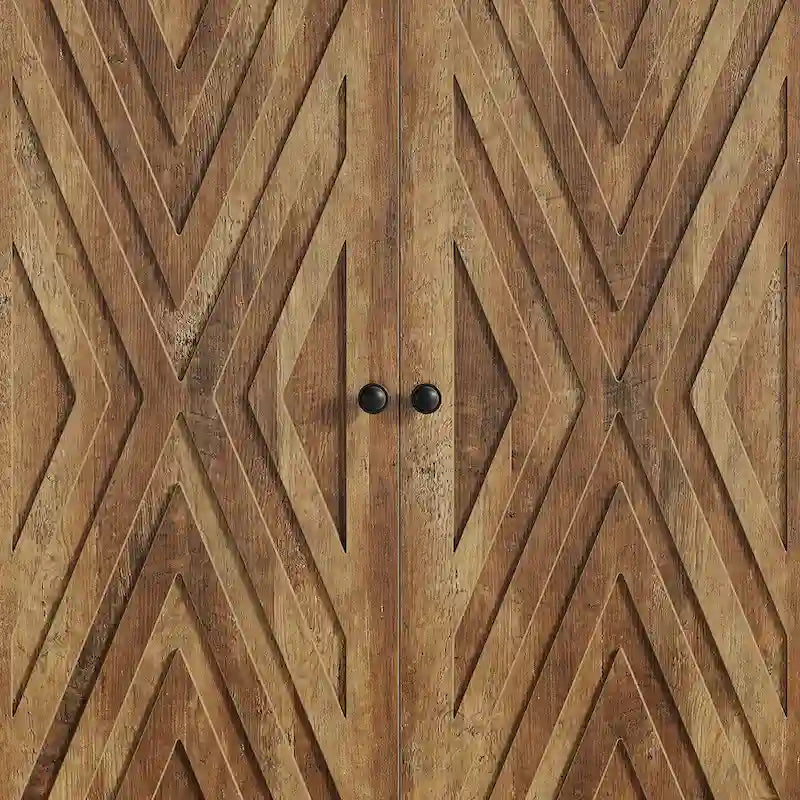 Adjustable Shoe Cabinet with Doors