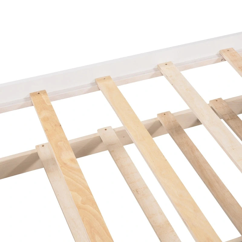 White Twin Daybed with Trundle and Drawers