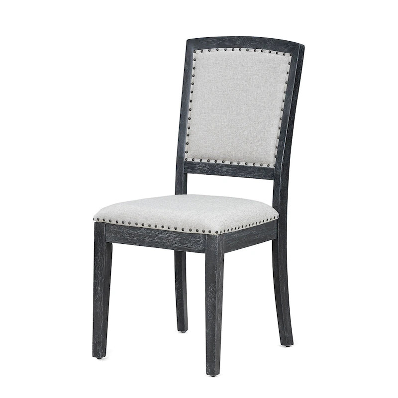 9-Piece Extendable Dining Set with 6 Armless and 2 Arm Chairs