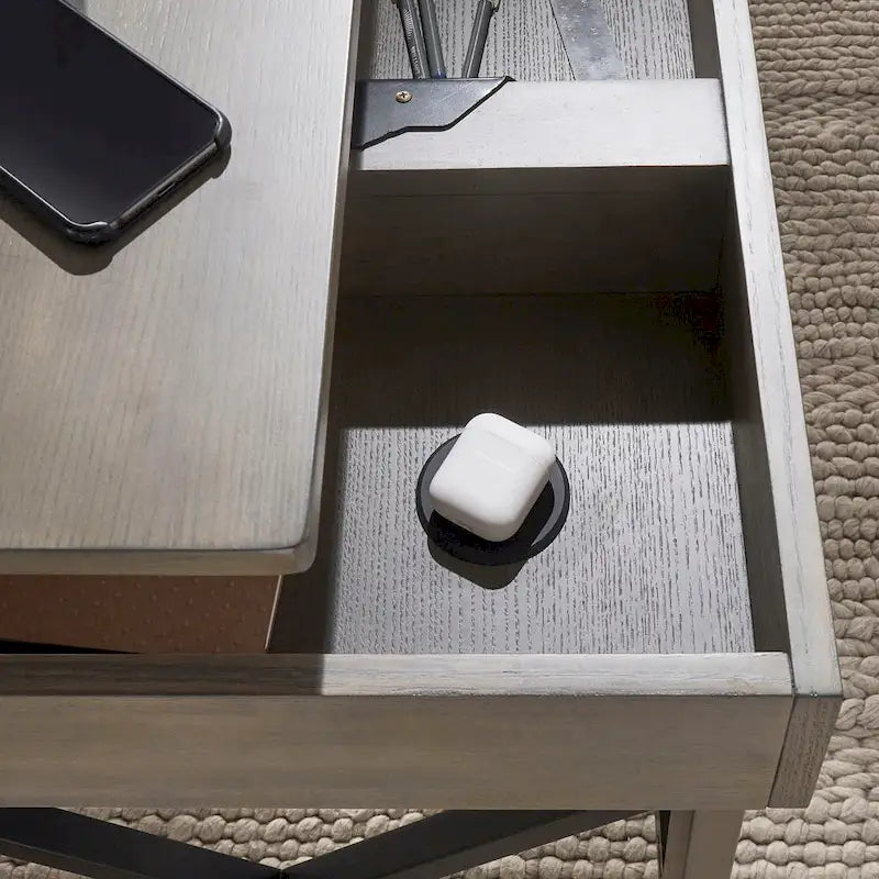 Lift Top Desk with Charging Station