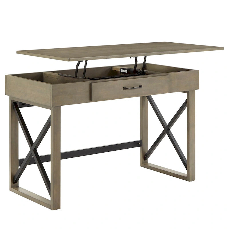 Lift Top Desk with Charging Station