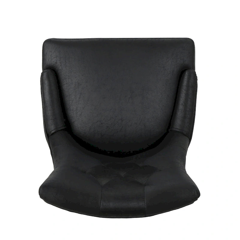 Tufted Dining Chairs with Sloped Arms - Set of 4
