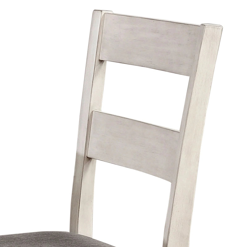 Farmhouse White Dining Chairs (Set of 2)