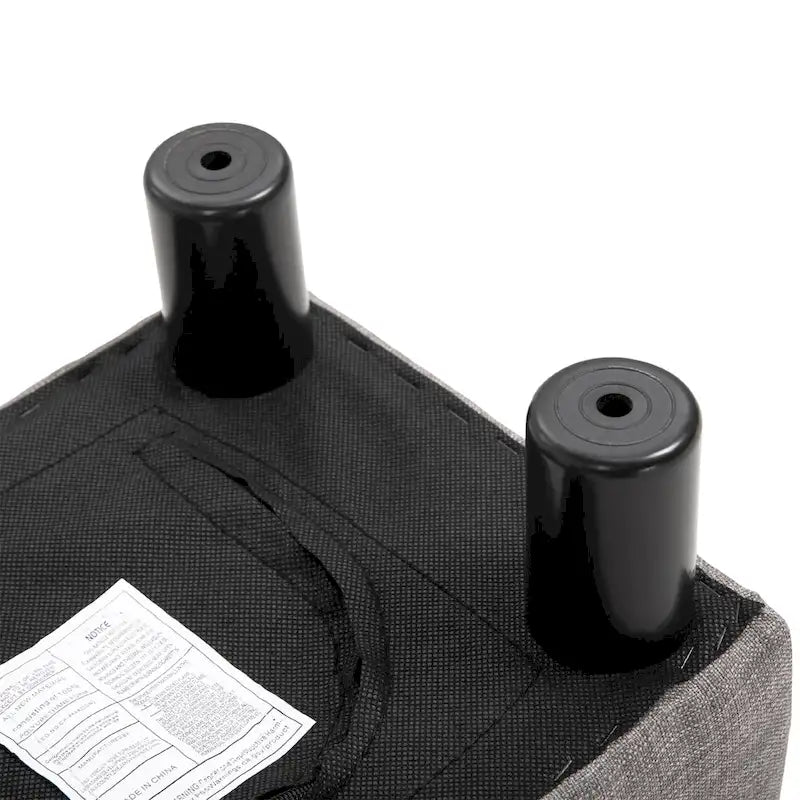 Modern Linen Footrest Ottoman