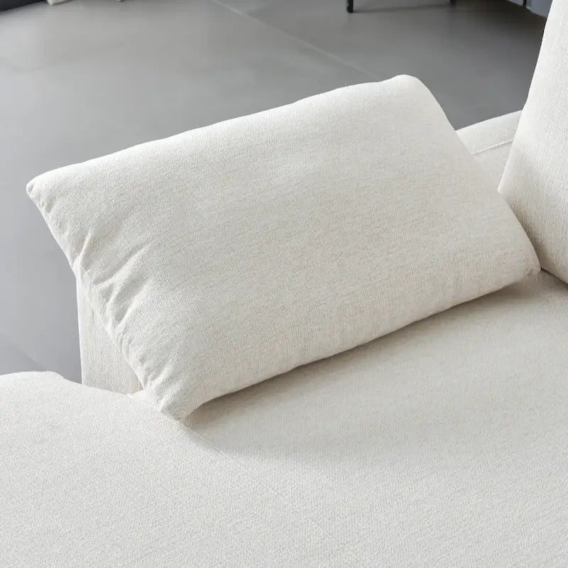 Large Chenille Fabric U-Shape Sectional Sofa