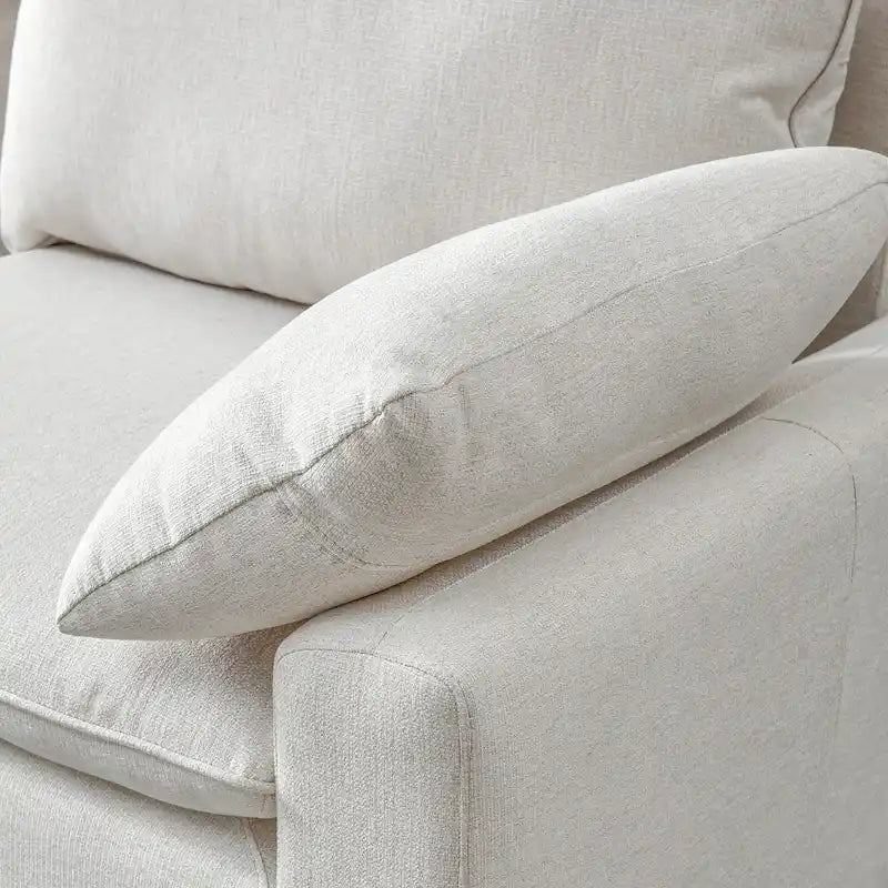 Large Chenille Fabric U-Shape Sectional Sofa