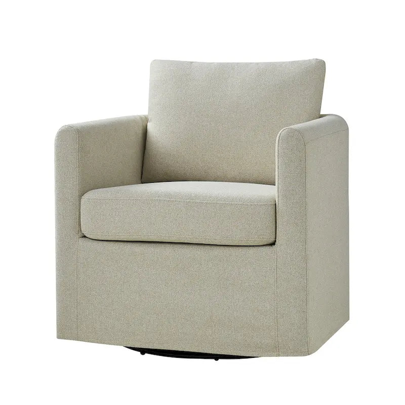 360-Degree Swivel Chair with Removable Slipcover