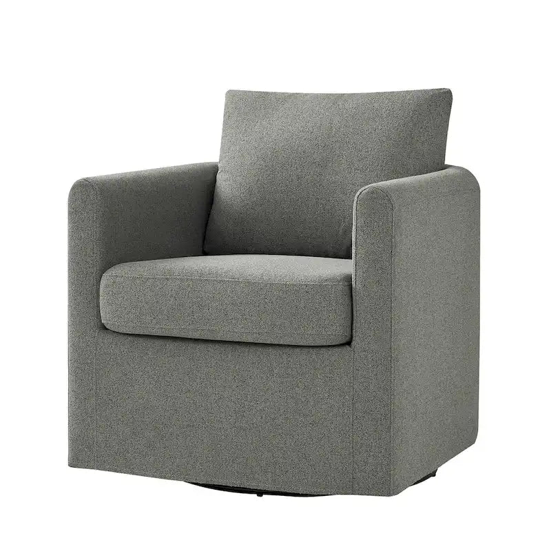 360-Degree Swivel Chair with Removable Slipcover