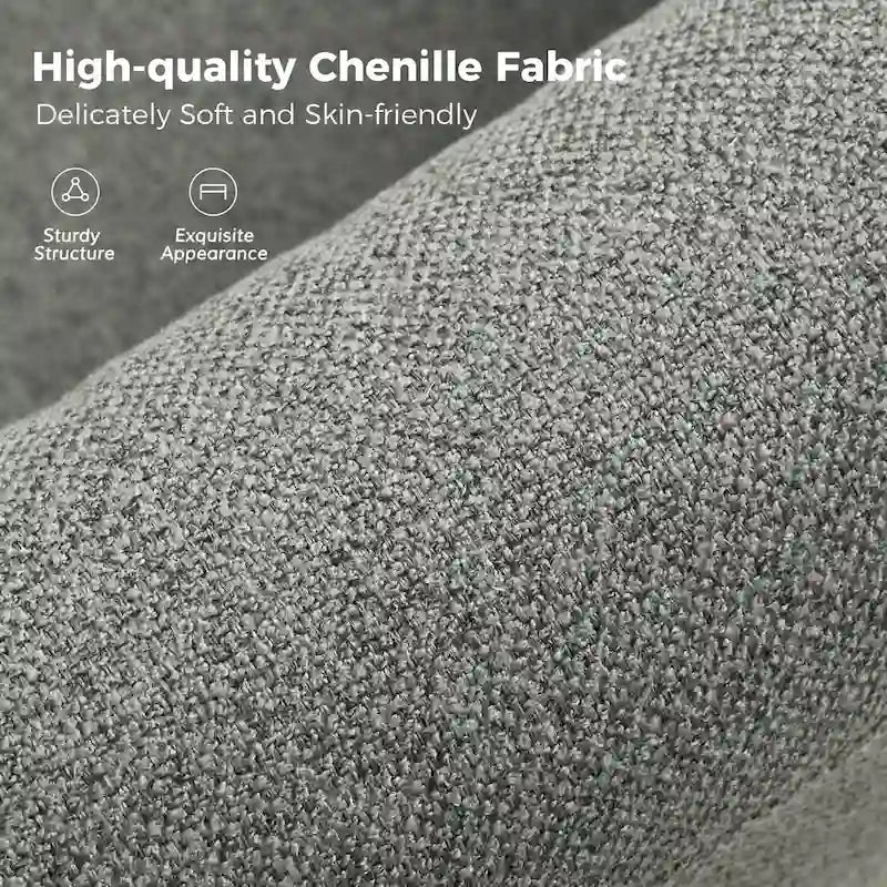 360-Degree Swivel Chair with Removable Slipcover