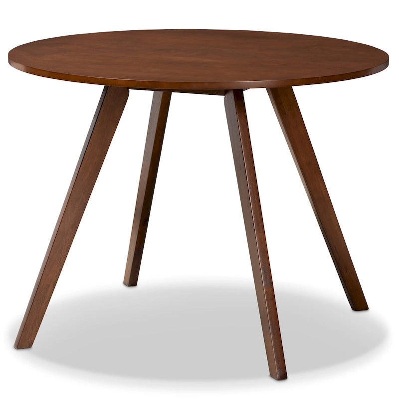 5-Piece Round Dining Set with Upholstered Chairs