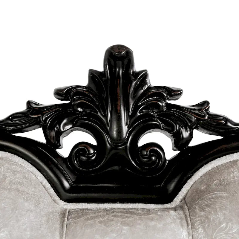Traditional Sofa Set with Button Tufted Back
