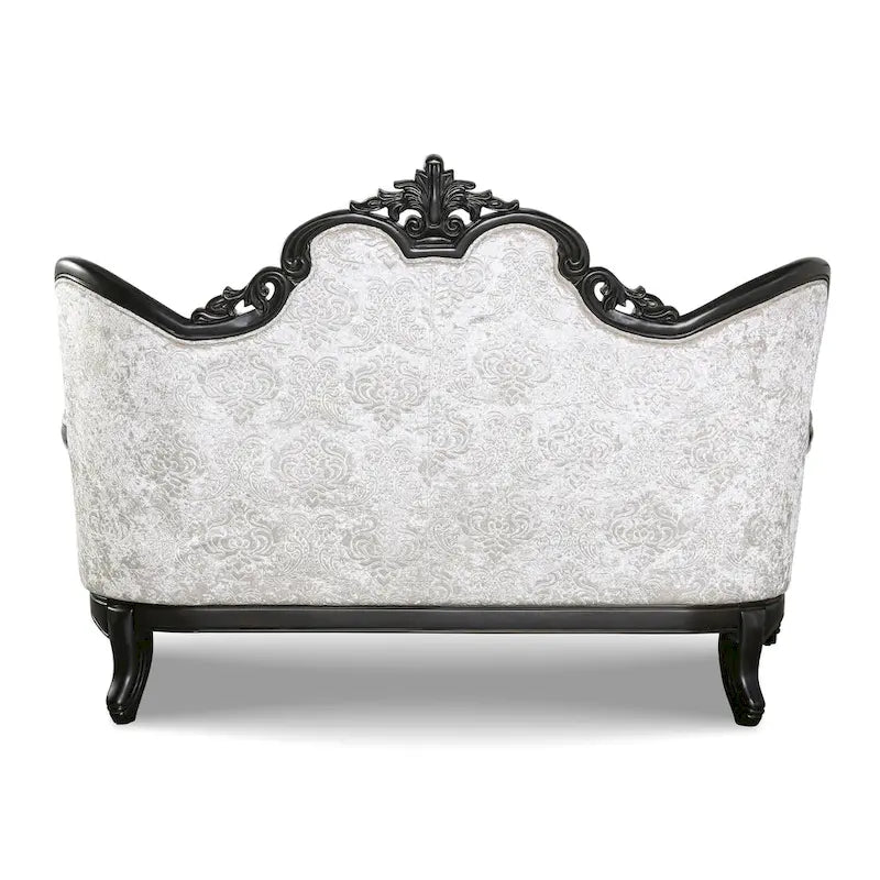 Traditional Sofa Set with Button Tufted Back