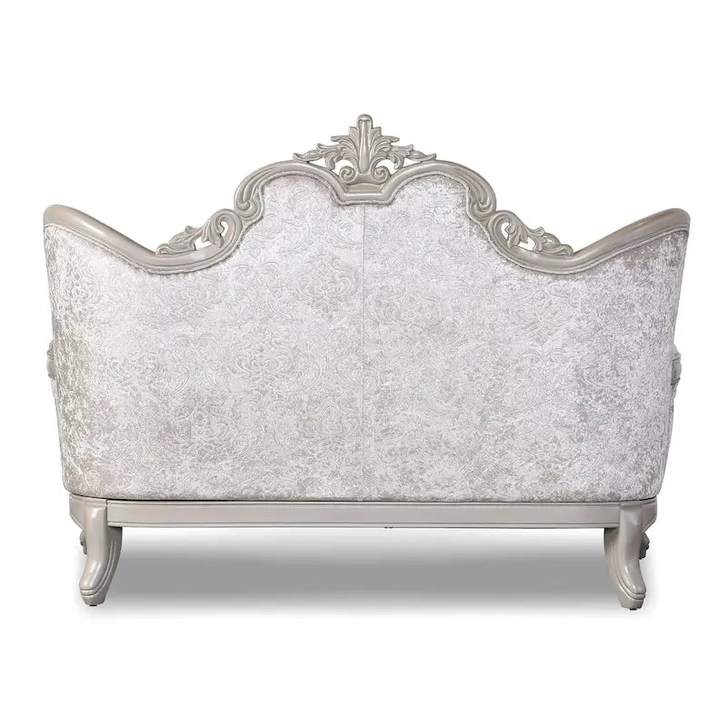Traditional Sofa Set with Button Tufted Back