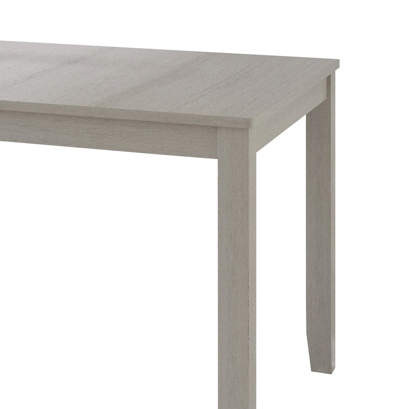5-Piece Wooden Dining Set with Upholstered Chairs