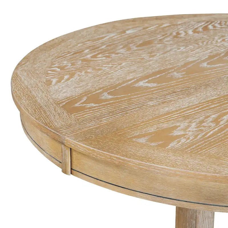 Extendable Dining Table with X-Base - 42 to 56 Inches