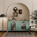 Accent Cabinet with 4 Fluted Glass Doors
