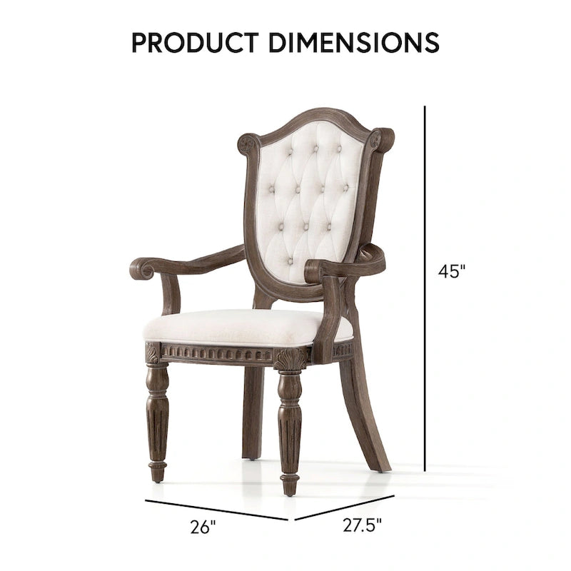 9-Piece Expandable Dining Set with Shield Back Chairs